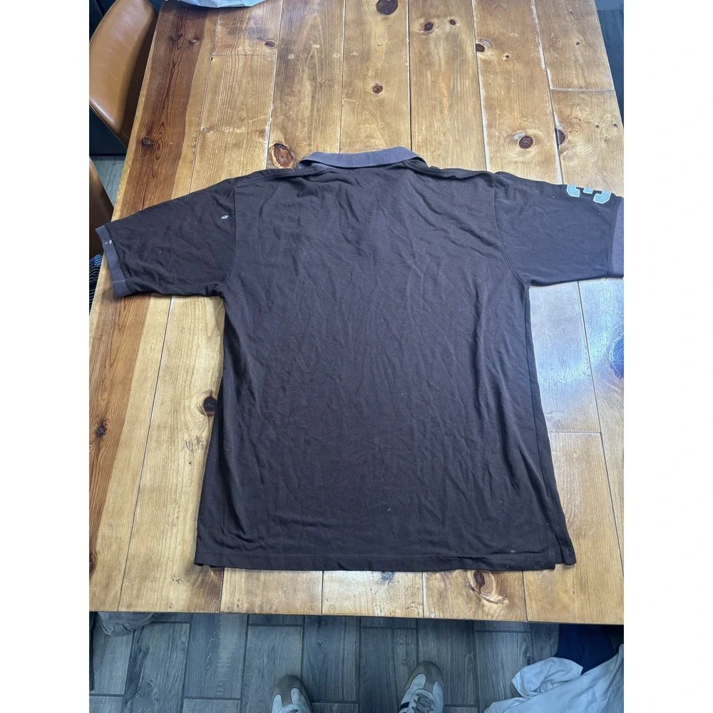 Polo by Ralph Lauren Men's Brown Pique Polo Shirt Big Pony 3XL Short Sleeve
